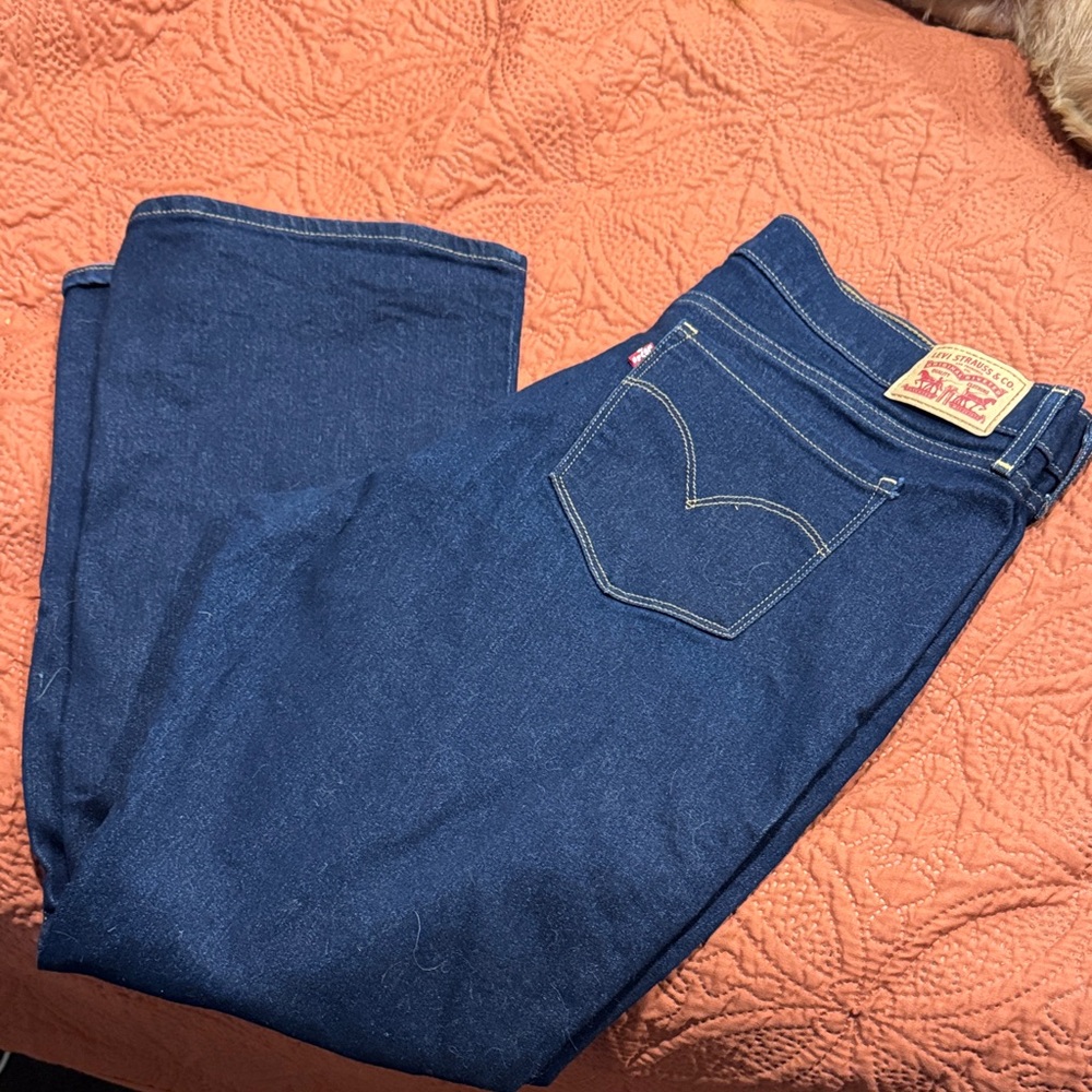 NWOT Levi's Women's Dark Blue Straight Leg Jeans
